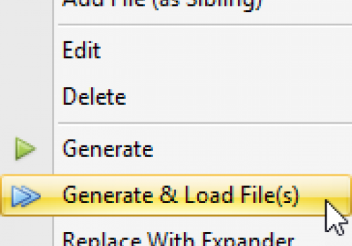 Generate & Load Files